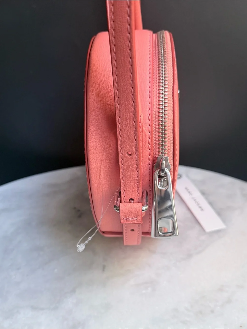 NWT Marc Jacobs The Commuter Circle Crossbody Bag - Coral/Melon
